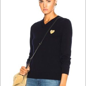 Play comme des garçons v neck sweater